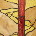 48" H Grand Tree Tiffany-Style Stained Glass Window Panel