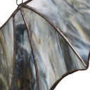 16" W Tiffany-Style Halloween Black Bat Stained Glass Window Panel