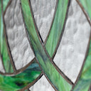 11.75" H Trinity Knot Celtic Stained Glass Window Panel