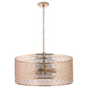 24" 3-Light Giselle Chandelier Polished Gold