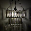 12" W 1-Light Constance Glass and Metal Pendant