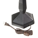 21'' H Bryant Prairie Style Stained Glass Table Lamp with Black Block Base