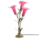 23.5"H Hand Blown Glass 3 Calla Lily Uplight Accent Lamp