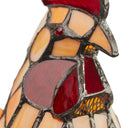 15"H Stained Glass Rooster Accent Lamp