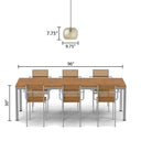9.75" W Linda Glam Style Black and Subtle Green Luster Hand Blown Glass Shade Hanging Pendant Light