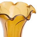 6"H Hand Painted Amber Glass Replacement Lily Shade