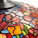 33.25" H Tulip Tiffany-Style Stained Glass Table Lamp