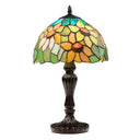 16.5" H Sunflowers Stained Glass Candlestick Table Lamp