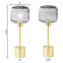 21"H Eagan Globe Shade Table Lamp