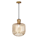 11.75"W Riley Caged Globe Shade Pendant Light