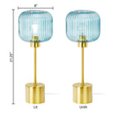 21"H Eagan Globe Shade Table Lamp