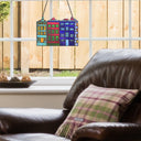 River of Goods 6-Inch Row House Skyline Stained Glass Suncatcher