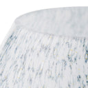8.75" H Celeste Green/Blue/White Glass Mushroom Accent Lamp