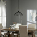 19.75" 1-Light Brigitte Pendant Light Black