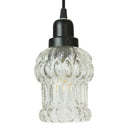 4.5" W 1-Light Luna Glass and Metal Pendant