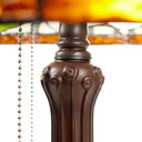25.75" H Daffodil Tiffany-Style Stained Glass Table Lamp