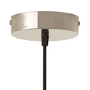 9.8" W Betty Glam Handblown Blue & White Globe Shade Pendant