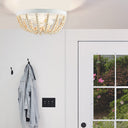 15" Delilah Boho Semi-Flush Mount Ceiling Fixture