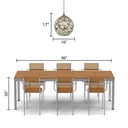 16" W Jillian Industrial Abstract Nickel Metal Globe Shade Pendant Light