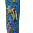 14" H Underwater Ocean Scene Stained Glass Window Panel