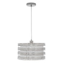 13.375"W Quentin Drum Shade with Charms Pendant Light