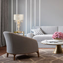24"H Jeweled Blossoms Table Lamp