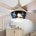 42"W Caelan Remote-Controlled 2-Light Ceiling Fan
