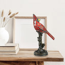 13.5"H Stained Glass Bird Accent Lamp