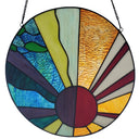 12.75"H Serenity Stained Glass Window Panel