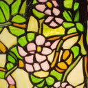 31.75" H Cherry Blossoms Stained Glass Table Lamp