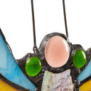 20.5"H Stained Glass Swallowtail Butterfly Window Panel