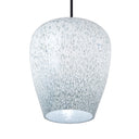 7.8" W Ellison Glam Blue and White Glass Globe Shade Pendant Light