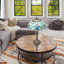 20"H Vivienne Baroque Style Stained Glass Table Lamp