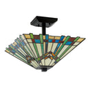 16" Orson Craftsman Semi-Flush Mount Ceiling Fixture