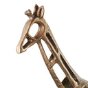 Giraffe 20 in. H Gold Sculptural Accent Lamp