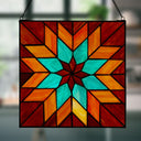 12" H Shelby Stained Glass Window Panel