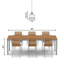 Bernadette River of Goods Brass Metal and Clear Glass Pendant Lamp