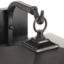 River of Goods Multicolor Stained Glass and Black 1-Light Outdoor Lantern Wall Sconce