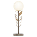 19.5"H Jessie Gold & Silver Globe Shade Table Lamp