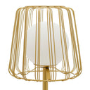 19.75"H Lucai Caged Globe Shade Table Lamp Silver or Gold