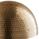 14.5" H Dieter Brass Dome Shade Cylinder Table Lamp