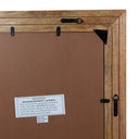 64" Alexis Rectangular Wood and Glass Wall Mirror