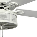 52"W Alabaster Mesh 5-Blade LED Ceiling Fan