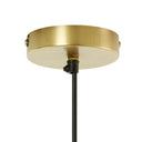 12" W Industrial Gold Mesh Oval Shade Pendant Light