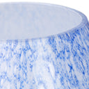 8.75" H Celeste Blue/White Mushroom Accent Lamp