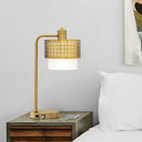 19.5"H Xander Gold Drum Shade Table Lamp