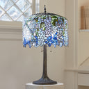 29.5"H Stained Glass Tiffany Inspired Grand Wisteria Table Lamp