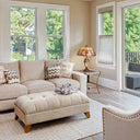 24.5" H Victorian Amber Dome Shade Double Lit Tiffany-Style Stained Glass Table Lamp