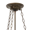 28" H Graceful Azura Unique Tiffany Style Shade Pendant Light
