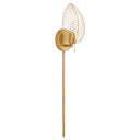 28.75"H Noelle Gold Leaf Shade Plug-In Wall Sconce